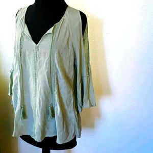 Spense Boho Peasant Style Top M